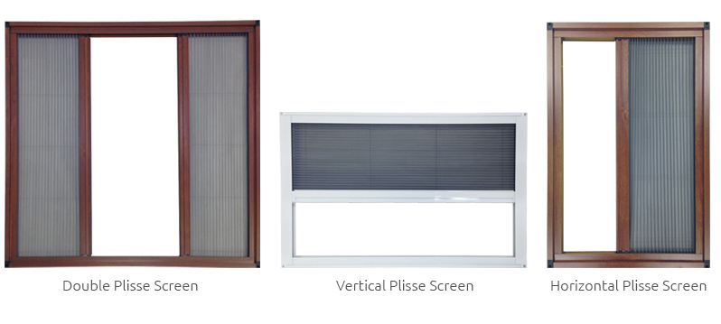 Plisse screen  40x20 Cased