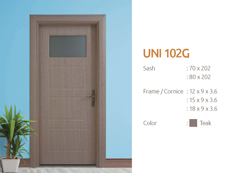 Uni 102 G door